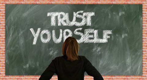 Vertrouw op jezelf,, vergroot je zelfvertrouwen, trust yourself